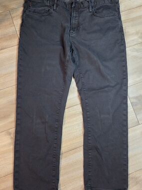 John Varvatos Men's Black Slim "Bowery" Pants